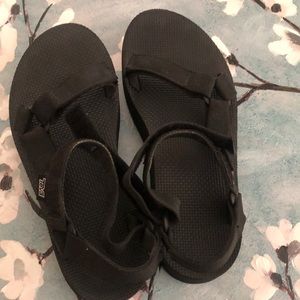Sandals black size 8